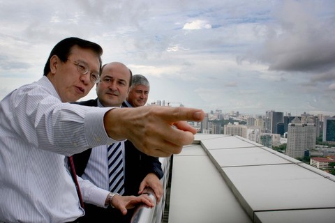 Foto: Vista panor�mica  de la ciudad de Singapur 