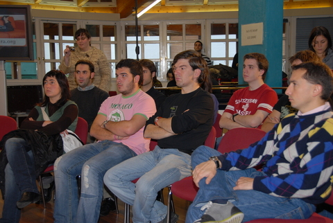 Foto: Al acto  asistieron varios miembros de EGI 